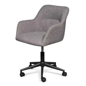 Osian Fabric Office Chair - Lead Grey by Interior Secrets - AfterPay Available by Interior Secrets, a Chairs for sale on Style Sourcebook