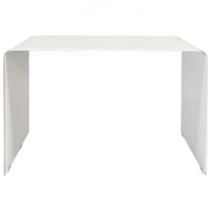 Glacier Glass Hall Table, 110cm, White by MY Room, a Console Table for sale on Style Sourcebook