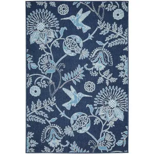 Seaside No.7777 Indoor / Outdoor Modern Rug, 320x230cm, Navy by Rug Culture, a Outdoor Rugs for sale on Style Sourcebook