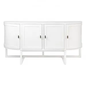 Theodore Wooden 4 Door Buffet Table, 160cm, White by Cozy Lighting & Living, a Sideboards, Buffets & Trolleys for sale on Style Sourcebook