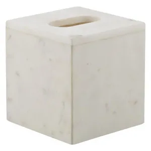 Lamia Marble Square Tissue Box by Casa Uno, a Decorative Boxes for sale on Style Sourcebook