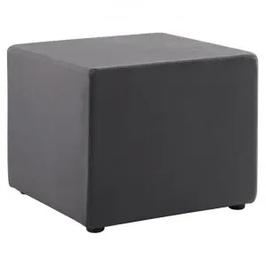 Mars Fabric Square Ottoman, Charcoal by Rapidline, a Ottomans for sale on Style Sourcebook