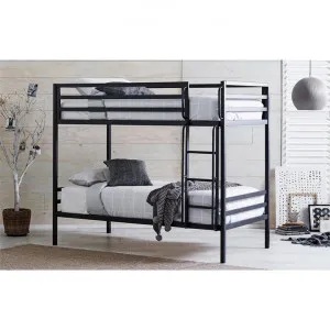 Castle Commercial Grade Metal Bunk Bed, King Single, White by SGA Furniture, a Kids Beds & Bunks for sale on Style Sourcebook