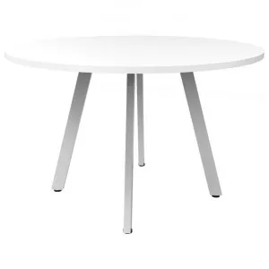 Eternity Round Office Meeting Table,  90cm, White by Rapidline, a Desks for sale on Style Sourcebook