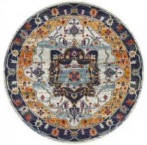 Babylon 201 Rust Round Rug by Rug Culture, a Contemporary Rugs for sale on Style Sourcebook