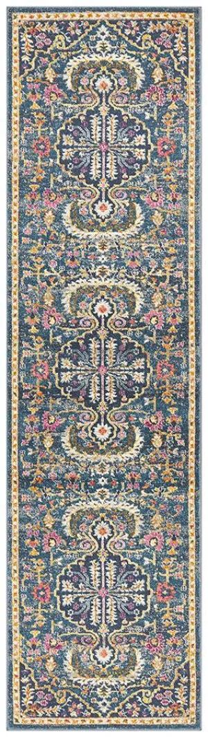 Babylon 209 Navy Runner Rug by Rug Culture, a Contemporary Rugs for sale on Style Sourcebook