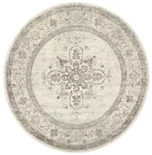 Century 977 Silver Round Rug by Rug Culture, a Contemporary Rugs for sale on Style Sourcebook