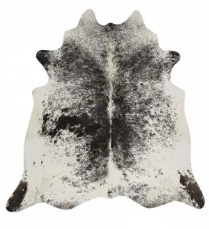 Premium Brazilian Cowhide Salt Pepper Bl by Rug Culture, a Hide Rugs for sale on Style Sourcebook