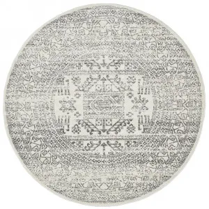 Chrome Addison Silver Round Rug by Rug Culture, a Contemporary Rugs for sale on Style Sourcebook