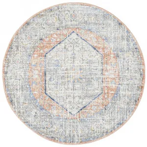 Mayfair Lorissa Peach Round Rug by Rug Culture, a Contemporary Rugs for sale on Style Sourcebook