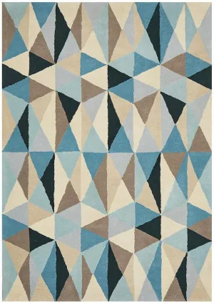 Matrix 901 Turquoise Rug by Rug Culture, a Contemporary Rugs for sale on Style Sourcebook