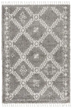 Saffron 33 Grey Rug by Rug Culture, a Shag Rugs for sale on Style Sourcebook