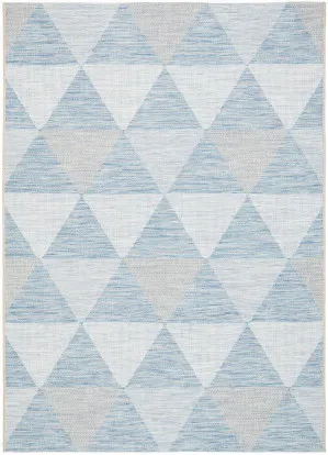 Rug Culture Terrace 5503 Blue Runner Rug by Rug Culture, a Outdoor Rugs for sale on Style Sourcebook