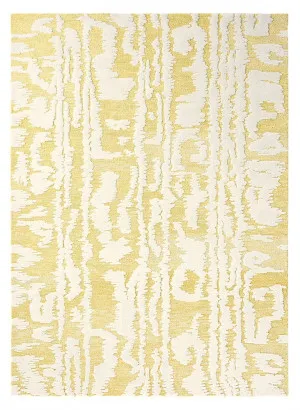 Florence Broadhurst Waterwave Stripe Citron 039906 by Florence Broadhurst, a Contemporary Rugs for sale on Style Sourcebook