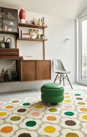 Orla Kiely Spot Flower Multi 060404 by Orla Kiely, a Contemporary Rugs for sale on Style Sourcebook