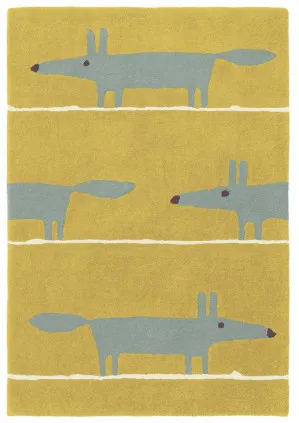 Scion Mr Fox Mustard 25306 by Scion, a Kids Rugs for sale on Style Sourcebook