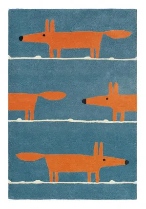 Scion Mr Fox Denim 25318 by Scion, a Kids Rugs for sale on Style Sourcebook