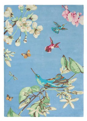 Wedgwood Hummingbird Blue 37808 by Wedgwood, a Contemporary Rugs for sale on Style Sourcebook