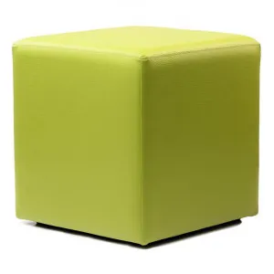 Durafurn Commercial Grade Vinyl Cube Ottoman, European Made, Green by Durafurn, a Ottomans for sale on Style Sourcebook