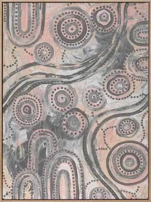 Girra-Warra Canvas Art Print by Urban Road, a Aboriginal Art for sale on Style Sourcebook