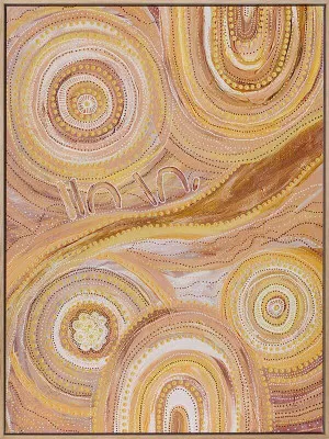 Ngurrbul Light Canvas Art Print by Urban Road, a Aboriginal Art for sale on Style Sourcebook
