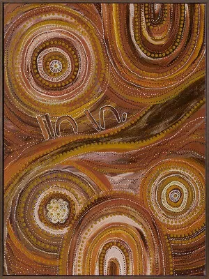 Ngurrbul Dark Canvas Art Print by Urban Road, a Aboriginal Art for sale on Style Sourcebook