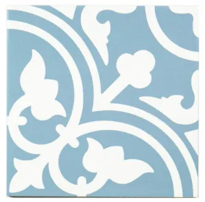 Barcelona Shadow Baby Blue Matt Tile by Tile Republic, a Patterned Tiles for sale on Style Sourcebook