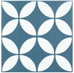 Barcelona Danish Navy Blue Matt Tile by Tile Republic, a Patterned Tiles for sale on Style Sourcebook