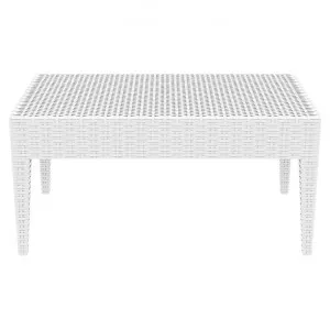Siesta Tequila Commercial Grade Resin Wicker Outdoor Coffee Table, 92cm, White by Siesta, a Tables for sale on Style Sourcebook