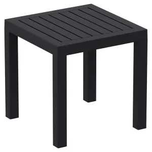 Siesta Ocean Commercial Grade Outdoor Side Table, Black by Siesta, a Tables for sale on Style Sourcebook