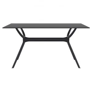 Siesta Air Commercial Grade Indoor / Outdoor Dining Table, 140cm, Black by Siesta, a Dining Tables for sale on Style Sourcebook