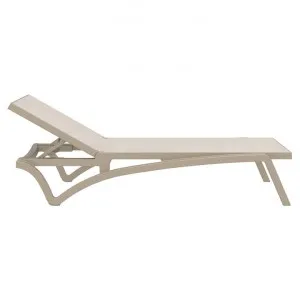 Siesta Pacific Commercial Grade Sun Lounger, Taupe by Siesta, a Outdoor Sunbeds & Daybeds for sale on Style Sourcebook