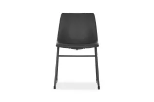 Apollo Urban Industrial Dining Chair, Black, by Lounge Lovers by Lounge Lovers, a Dining Chairs for sale on Style Sourcebook