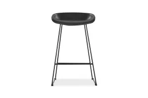 Taylor 65cm Urban Industrial Bar Stool, Dark Grey, by Lounge Lovers by Lounge Lovers, a Bar Stools for sale on Style Sourcebook