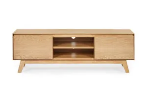 Otis 140cm Modern TV Unit, Scandinavian Style, Natural Oak, by Lounge Lovers by Lounge Lovers, a Entertainment Units & TV Stands for sale on Style Sourcebook