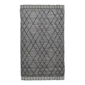 Riley Rug 240x330cm in Ivory/Charcoal by OzDesignFurniture, a Contemporary Rugs for sale on Style Sourcebook