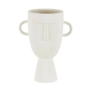 Coltrane Stoneware Vase, White by Florabelle, a Vases & Jars for sale on Style Sourcebook