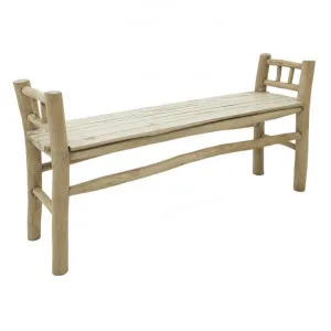 Thiago Teak Timber Indoor / Outdoor Bench, 120cm by Room and Co., a Benches for sale on Style Sourcebook