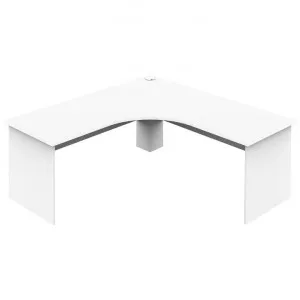 Collins Corner Workstation Desk, 180/180cm, White by UBiZ Furniture, a Desks for sale on Style Sourcebook