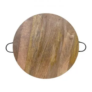 Bailey Round Timber Serving Board, 70cm by A.Ross Living, a Platters & Serving Boards for sale on Style Sourcebook