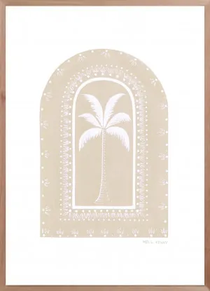 Coco Palm Fine Art Print - Dusty Olive by My Kind of Bliss, a Original Artwork for sale on Style Sourcebook