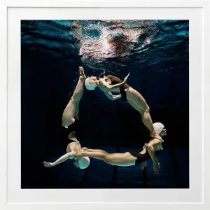 Water Aerobics II Framed Art Print by Urban Road, a Prints for sale on Style Sourcebook