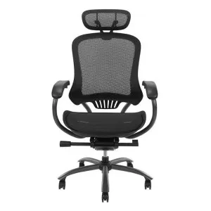 Lopez Fabric Mesh High Back Ergonomic Executive Office Chair by Hal Furniture, a Chairs for sale on Style Sourcebook