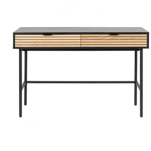 Rickel Modern Home Office Desk, 120cm, Black / Oak by Dodicci, a Desks for sale on Style Sourcebook
