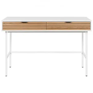 Rickel Modern Home Office Desk, 120cm, White / Oak by Dodicci, a Desks for sale on Style Sourcebook