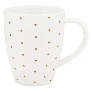VTWonen Michallon Golden Hearts Porcelain Regular Mug by vtwonen, a Cups & Mugs for sale on Style Sourcebook