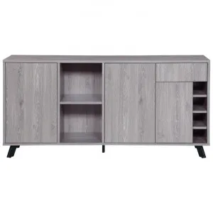 Trew Scratch Resistant 3 Door 1 Drawer Buffet Table, 160cm, Grey Oak by Viterbo Modern Furniture, a Sideboards, Buffets & Trolleys for sale on Style Sourcebook
