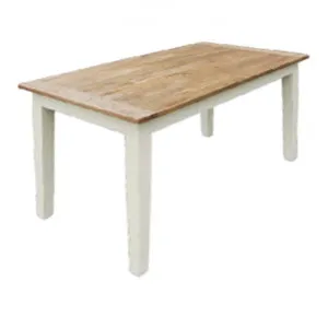 Roanne Timber Dining Table, 180cm, Natural / White by Montego, a Dining Tables for sale on Style Sourcebook