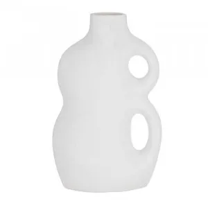 Therapy Vase 16x26cm in White by OzDesignFurniture, a Vases & Jars for sale on Style Sourcebook