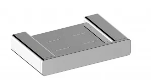 Hamel Metal Soap Dish Chrome by Cob & Pen, a Soap Dishes & Dispensers for sale on Style Sourcebook